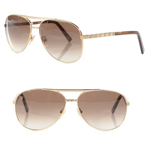 louis vuitton gold attitude sunglasses|louis vuitton attitude pilote sunglasses.